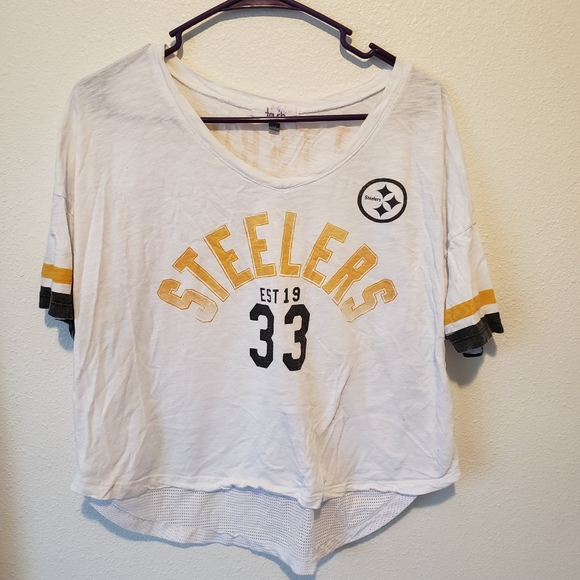 Touch by Alyssa Milano Tops - Steelers Crop Top